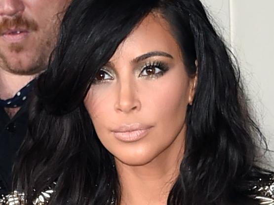 LOS ANGELES, CA - FEBRUARY 08: TV personality Kim Kardashian attends The 57th Annual GRAMMY Awards at the STAPLES Center on February 8, 2015 in Los Angeles, California. (Photo by Jason Merritt/Getty Images)