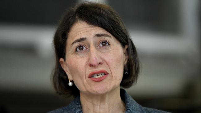 NSW Premier Gladys Berejiklian is due to give an update at 1pm. Picture: NCA NewsWire/Bianca De Marchi