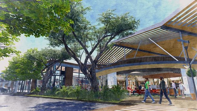 Artist impression of the Coomera Town Centre precinct.