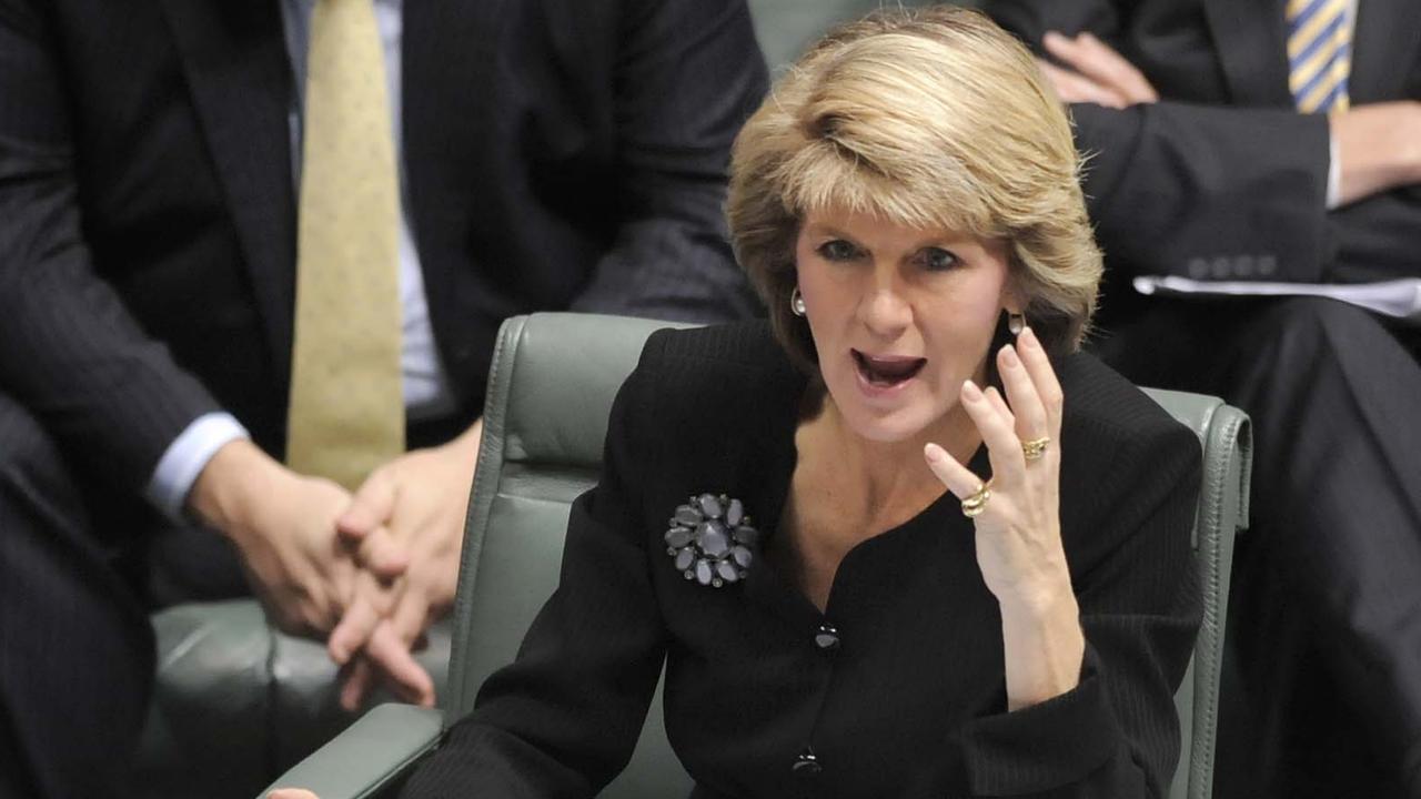 Bishop taunts then prime minister Julia Gillard during Question Time.