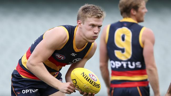 Fischer McAsey is highly rated at the Crows. Picture: Sarah Reed