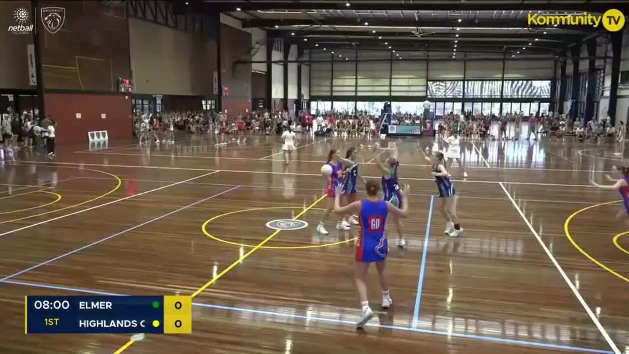 Replay: Elmer v Central Highlands (17&U)—2025 Netball Victoria State Titles Day 2