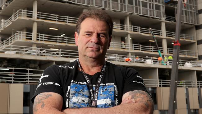 Victorian CFMEU secretary John Setka. Picture: Stuart McEvoy