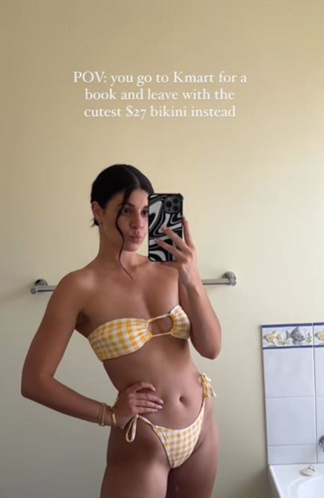 Social media influencer sparks frenzy for $27 Kmart bikini: 'So cute