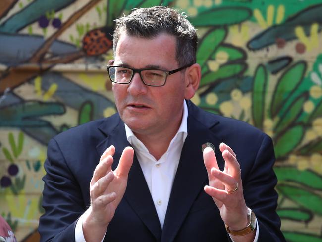 MELBOURNE, AUSTRALIA - NewsWire Photos, OCTOBER 11, 2022. The Premier, Daniel Andrews makes an announcement at the Clifton St Childcare centre at Northcote. Picture: NCA NewsWire / David Crosling