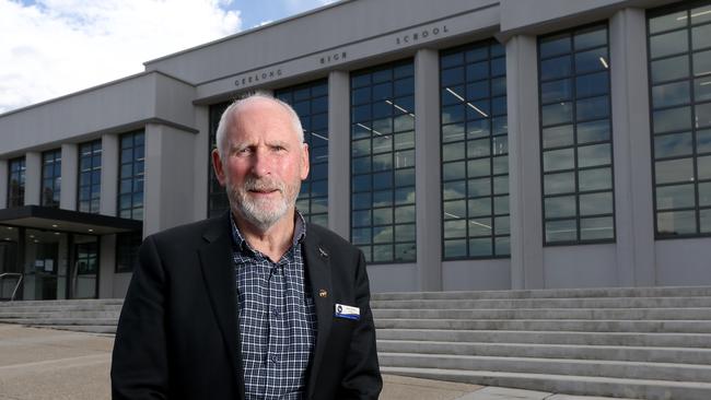 Geelong High principal Glenn Davey has given his observations. Picture: Mike Dugdale