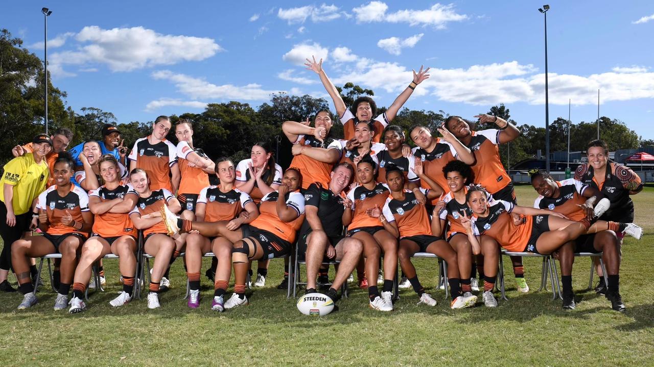 The NRL NT Titans women's side went undefeated during the 2023 national championships.