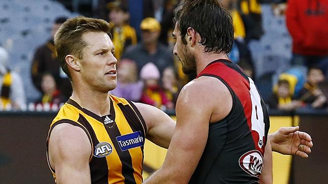 Sam Mitchell could be awarded the 2012 Brownlow Medal after Jobe Watson officially handed it back to the AFL. Picture: Wayne Ludbey