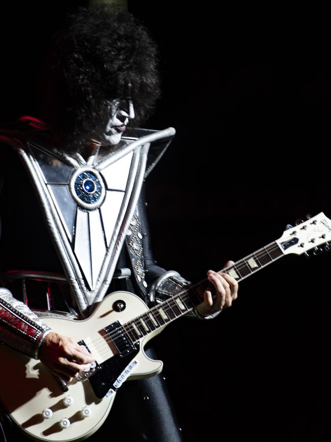 KISS play the first of two nights at Sydney’s Qudos Bank Arena. Picture: Monique Harmer