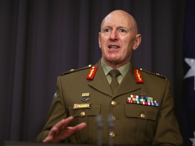 Lieutenant General John Frewen. Picture: NCA NewsWire / Gary Ramage