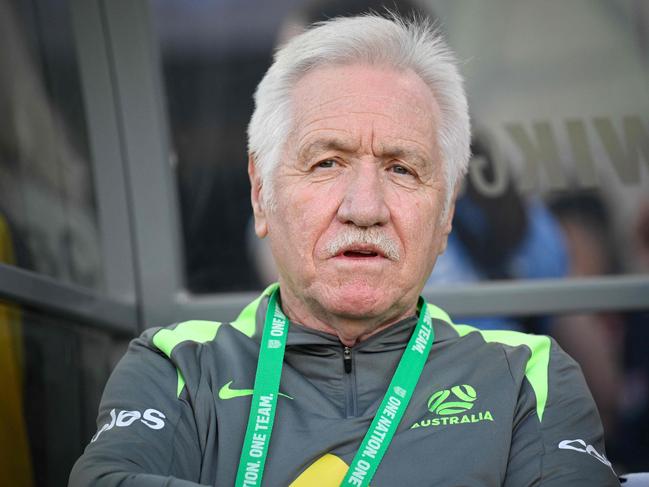 Tom Sermanni will remain interim coach through the next international window, but the Matildas need a new permanent coach - and fast. Picture: Getty Images via AFP