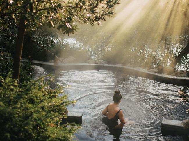 ESCAPE: Peninsula Hot Springs, Victoria. Picture: Supplied