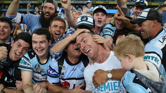 Maloney did it again with Cronulla in 2016. Image: AAP Image/Craig Golding