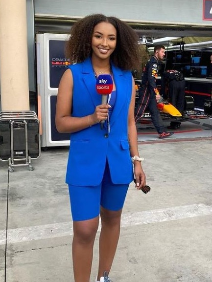 Naomi Schiff has been a popular addition to this year’s F1 coverage. Photo: Instagram @naomischiff.