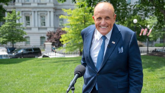 Giuliani outside the White House in Washington, DC, on July 1. Picture: AFP