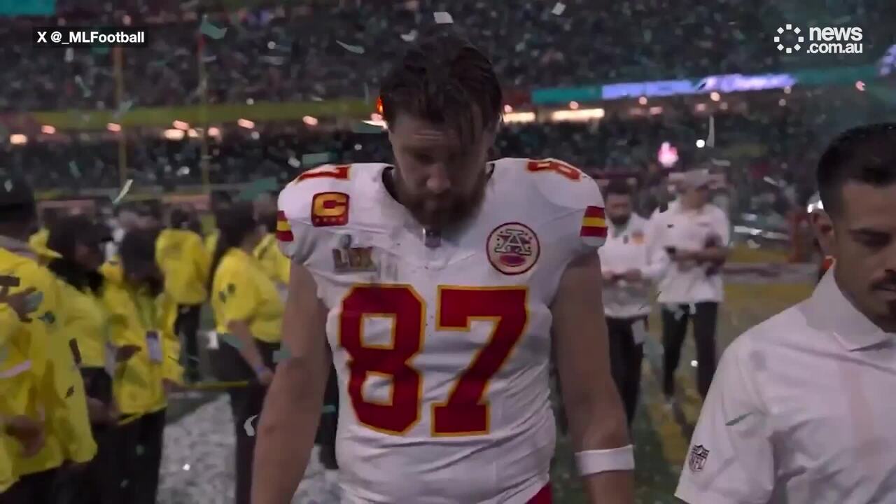 Travis Kelce left distraught by one-sided Super Bowl drubbing