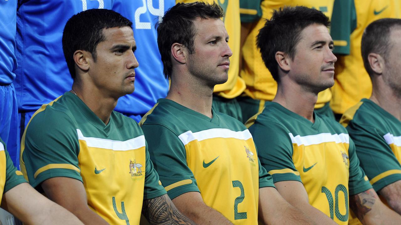 Tim Cahill, Lucas Neill and Harry Kewell - members of the Socceroos’ golden generation.