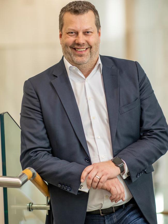 Virgin Australia chief customer and digital officer Paul Jones. Picture: Dallas Kilponen