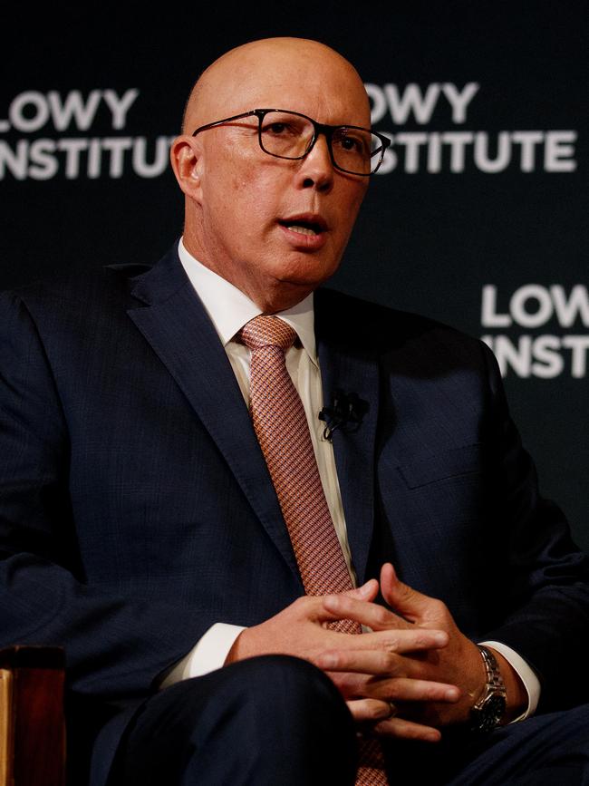 Opposition leader Peter Dutton. Picture: NewsWire / Nikki Short