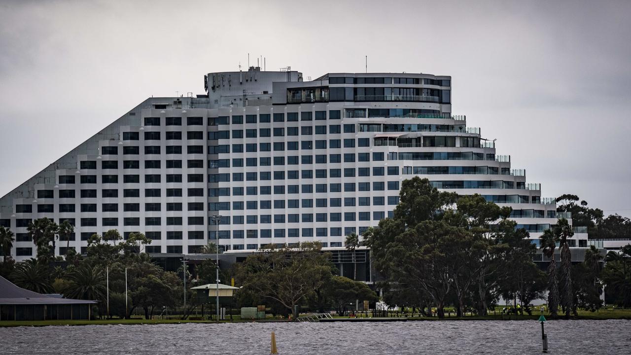Crown’s dismal full-year results showed the Perth venue was a bright spot in a horror year, with WA relatively Covid-free. Picture: Tony McDonough