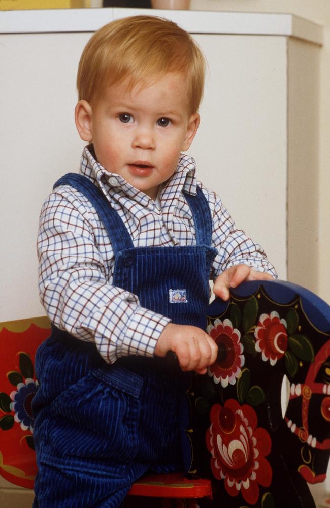 Prince Harry pictured as a one-year-old. Picture: Tim Graham Photo Library via Getty Images