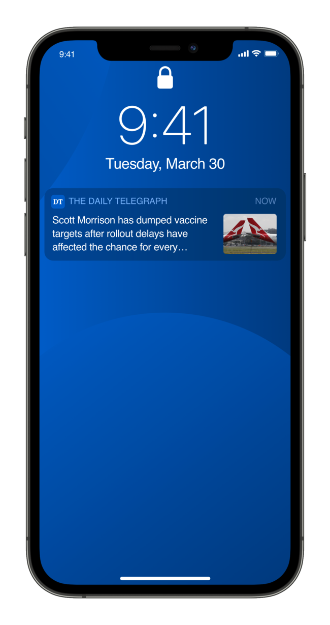 Subscribers can opt in for up-to-the-minute breaking news alerts by activating notifications.