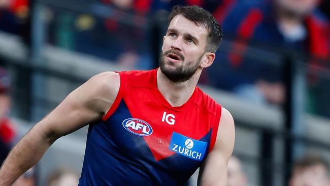 Sports Integrity Australia has accused Melbourne’s Joel Smith of drug trafficking amid their ongoing investigation of the provisionally suspended forward. Picture: Dylan Burns / Getty Images