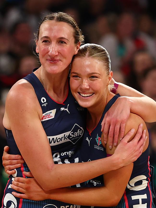 Emily Mannix (L) has had one of her best seasons of her career. Picture: Graham Denholm/Getty Images
