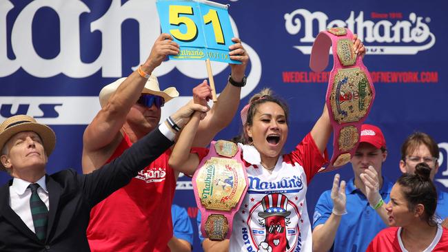 Miki Sudo is the undisputed champ. (Photo by Leonardo Munoz / AFP)