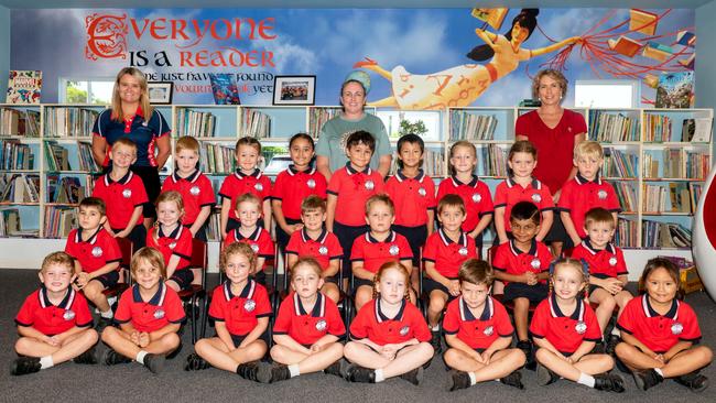 St. Francis Xavier Catholic Primary School Prep M Mrs Caitlyn McKenzie, Mrs Therese McLean, Mrs Tammy Molloy Back Row: Graison Parsons, Hendrix Kliese, Maddie Robertson, Angline Lund-Caruana, James Manning, Jackson Morgan, Ariella Bella, Mia Griffin, Darcy Freeman Middle Row: Arian Ritchie, Arudrey Kaddatz, Violett Timms, Logan Erickson, Nate Birch, Ryker Martin, Gurdit Singh, Lane Doran Front Row: William Fagg, Ivor Kniaziuk Svaikauskas, Lailah Ashford, Evelyn Drendel, Nicole Bonney, Connor Sheales, Grace Wright-OHara, Venus Chang Picture: Michaela Harlow