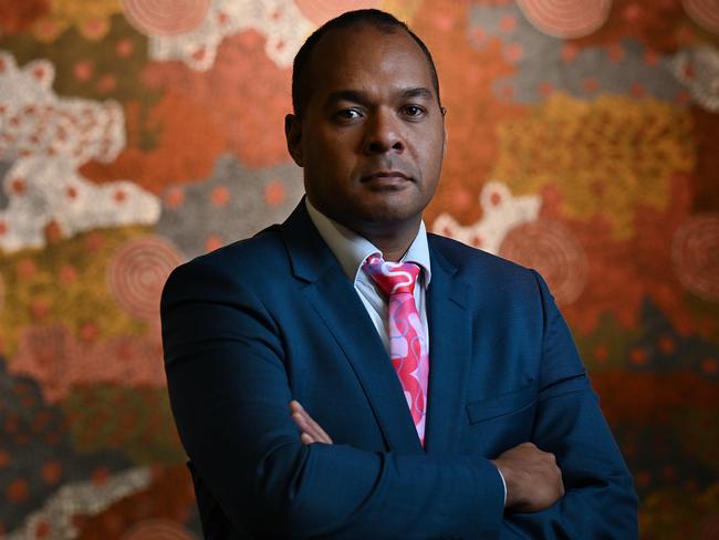 18/9/2024: Inquiry chair, Joshua Creamer on the first day of sitting for the Truth Telling & Healing Inquiry, at the convention centre in South Brisbane.  pic: Lyndon Mechielsen/Courier Mail