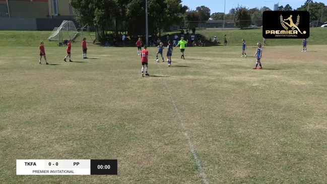 REPLAY: Premier Invitational - Gold Coast Football - TKFA Red vs Peninsula Power (U12/13 Girls)