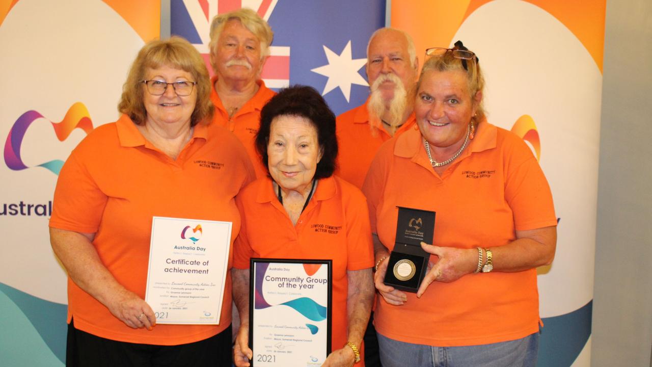 Somerset Community Group of the Year: Lowood Community Action Group Inc. Photo: Somerset Regional Council.