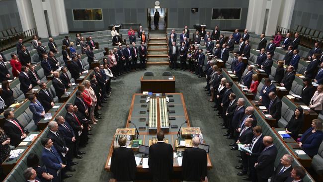 The back-of-a-beer-coaster rule of thumb suggests only one year in three is spent actually governing. Picture: AAP Image/Lukas Coch