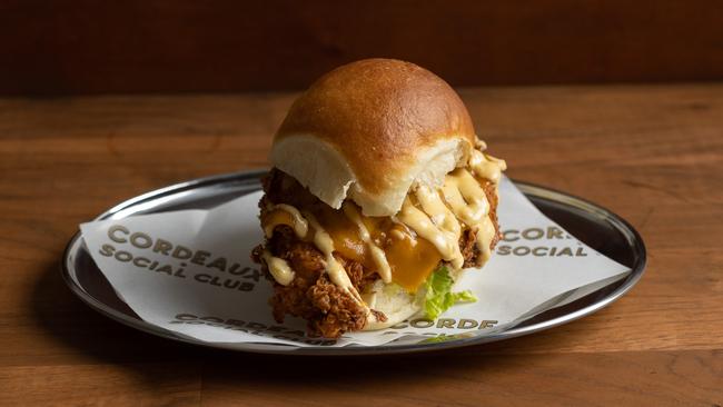 Fried chicken sandwich. Picture: David Kelly