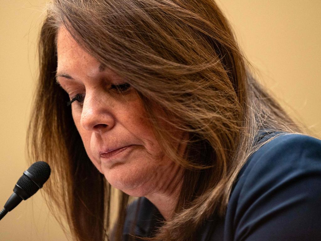 United States Secret Service Director Kimberly Cheatle testifies before the House Oversight and Accountability Committee. Picture: Getty Images.