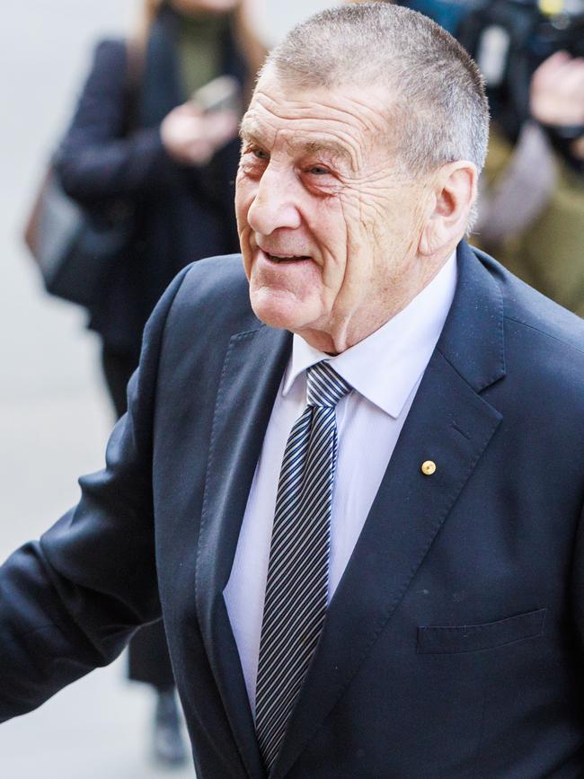 Jeff Kennett said it was a “great disappointment” the Liberal Party wouldn’t support its leader. Picture: Aaron Francis