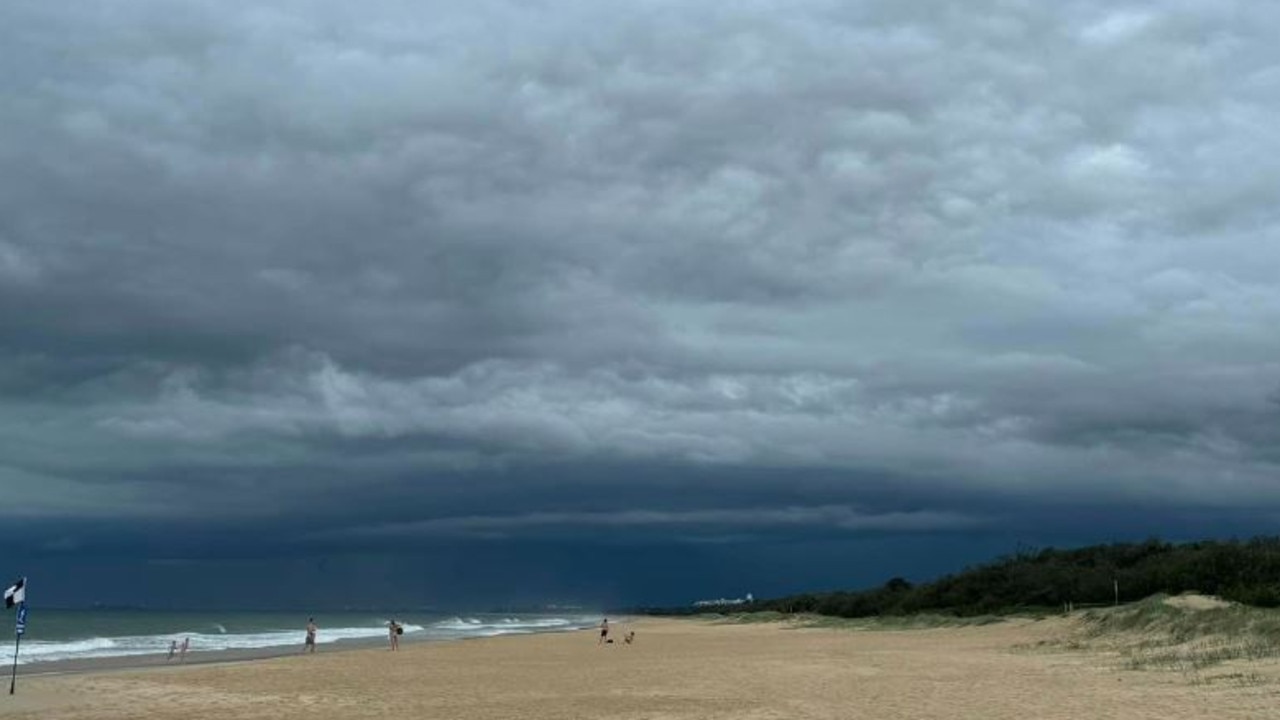 Looking south towards Mooloolabah from Marcoola. Picture: Steve Lawrie