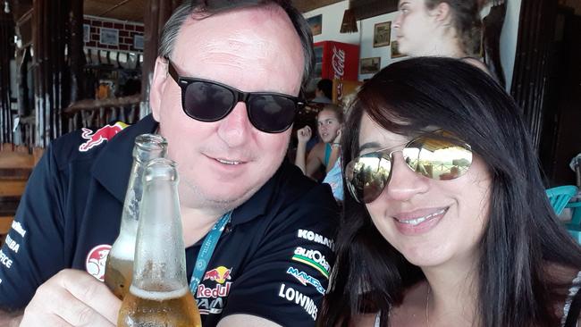 Port Pirie Mayor John Rohde with his former lover Bita in her home country the Philippines during an Asian holiday in May 2017.