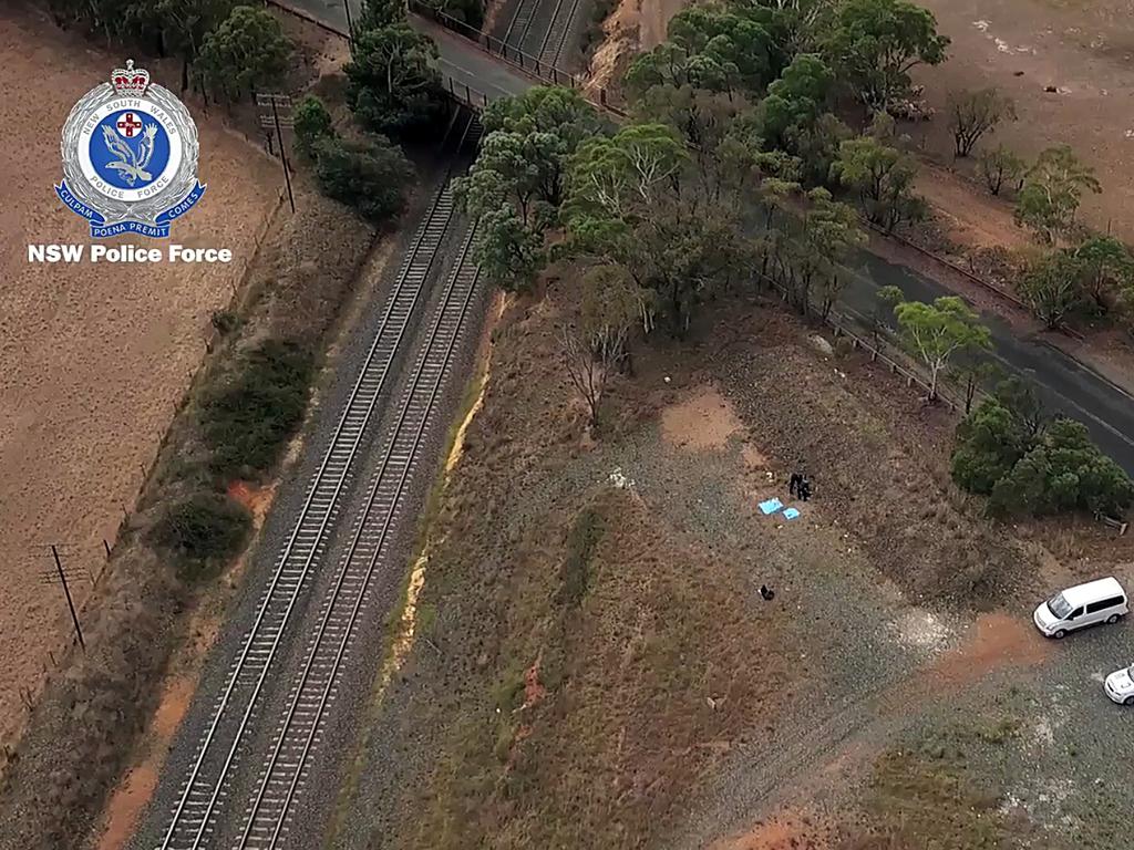 Strike force investigators conducted a forensic search in bushland at Yarra on Wednesday and Thursday. Picture: NSW Police