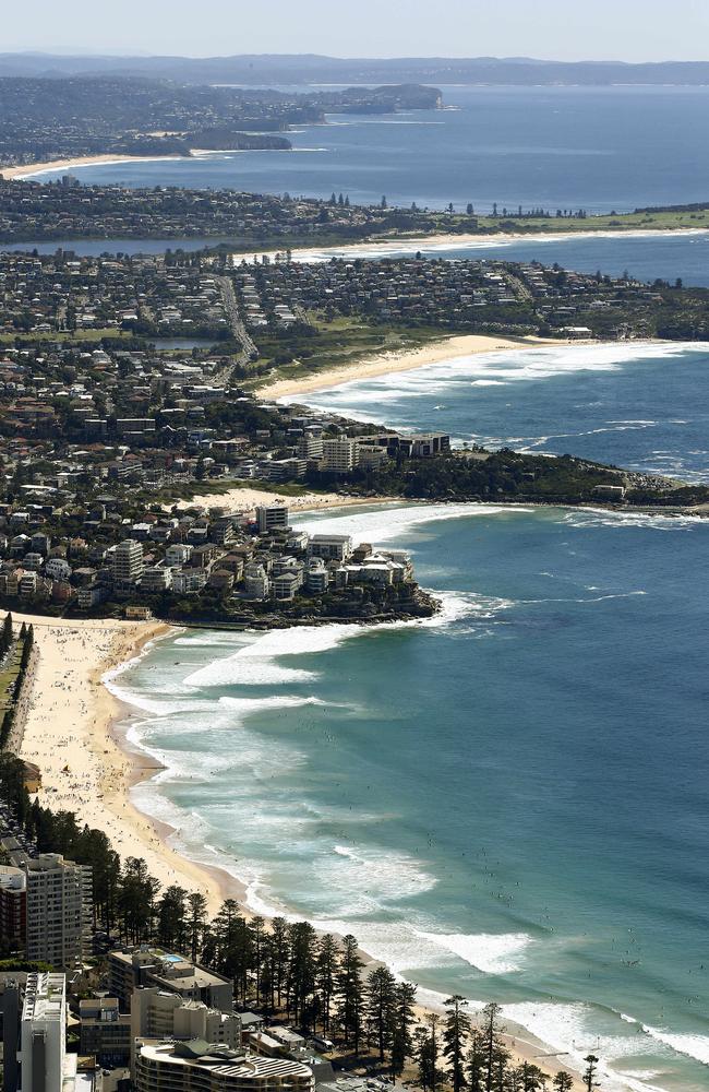 Manly and northern beaches are on a COVID alert. Picture: John Appleyard