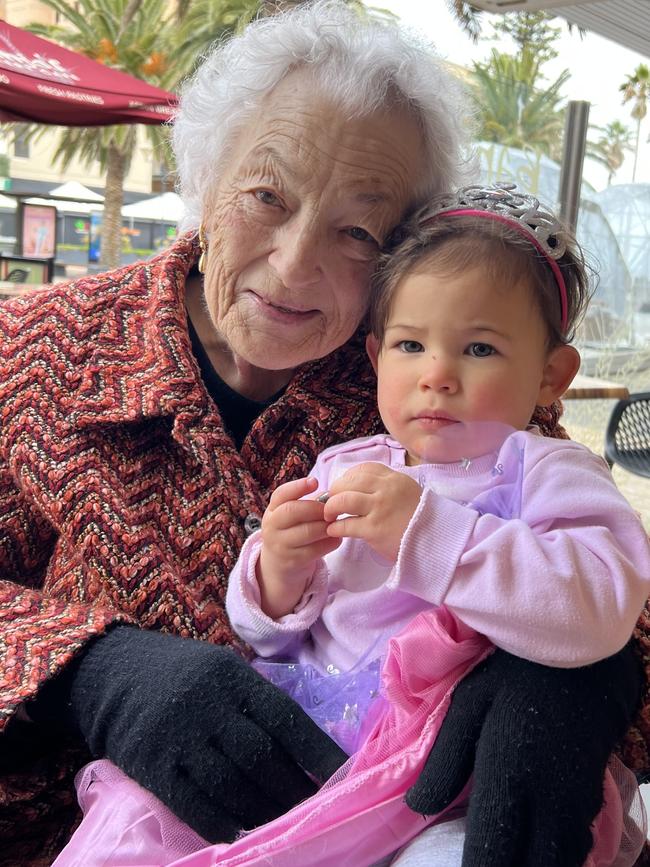 Ann Lukin loved her family and would spend time daily with great-granddaughter Malia. Picture: supplied