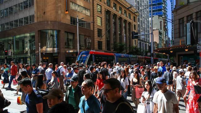 Big crowds are expected to make the most of Boxing Day sales with a record $1.3bn spend projected. Picture: Getty Images