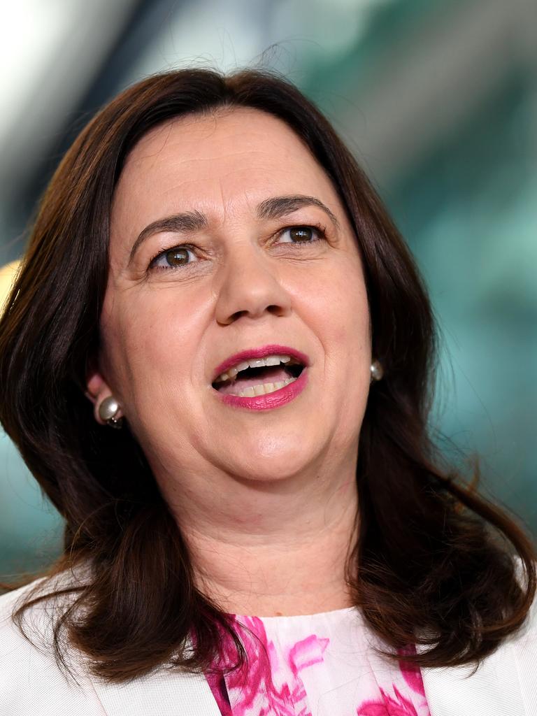 Queensland Premier Annastacia Palaszczuk has been dubbed her state’s “version of Donald Trump” because of her hard border stance. Picture: NCA NewsWire/Dan Peled