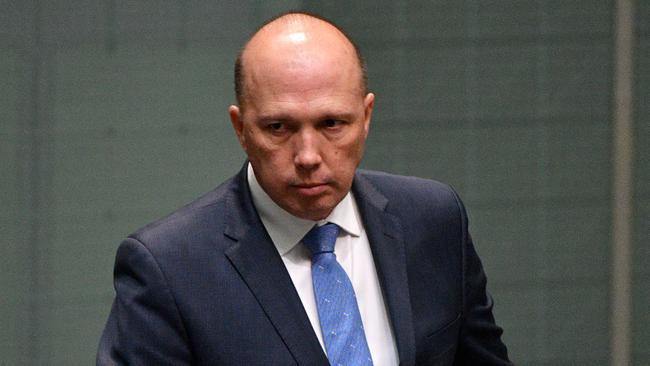 In the lead up to by-elections, Minister for Immigration Peter Dutton has been warning a vote for Labor is akin to reopening borders. (Pic: Mick Tsikas/AAP).