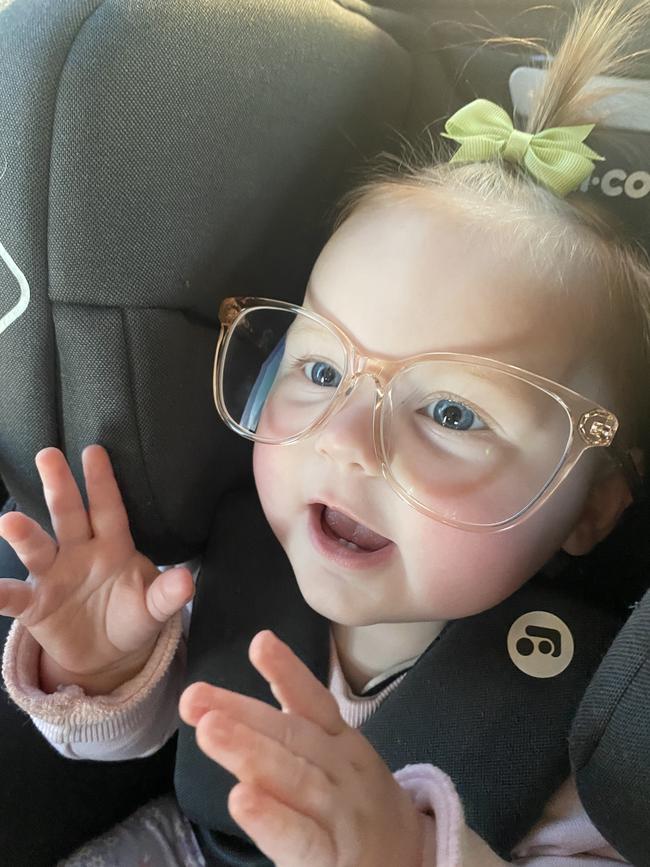 Evie. Nine months old. Evie is such a quirky little girl . She loves all animals and obsessed with The Wiggles .... She gives us some interesting faces too haha