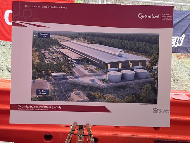 The first look at the train factory development at Torbanlea.