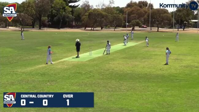 Replay: Central Country v North East Country (Div 1 girls) - School Sport SA Sapsasa Cricket Carnival Day 3