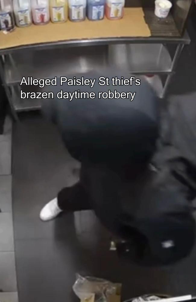Another business was robbed during daylight hours, with a thief targeting the shop’s till. Picture: Supplied