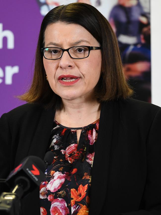 Victorian Health Minister Jenny Mikakos. Picture: AAP